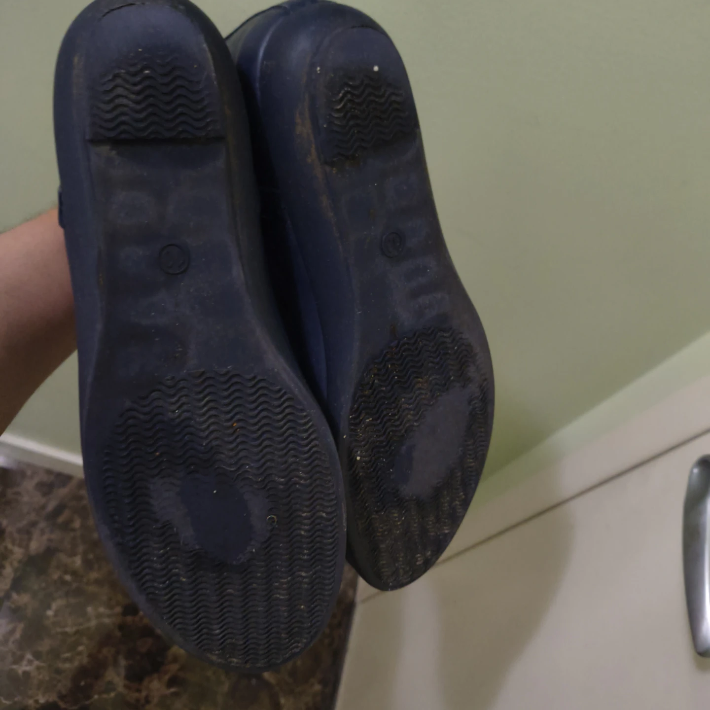 Size 10 London Fog Navy Rain Boots - photo 3