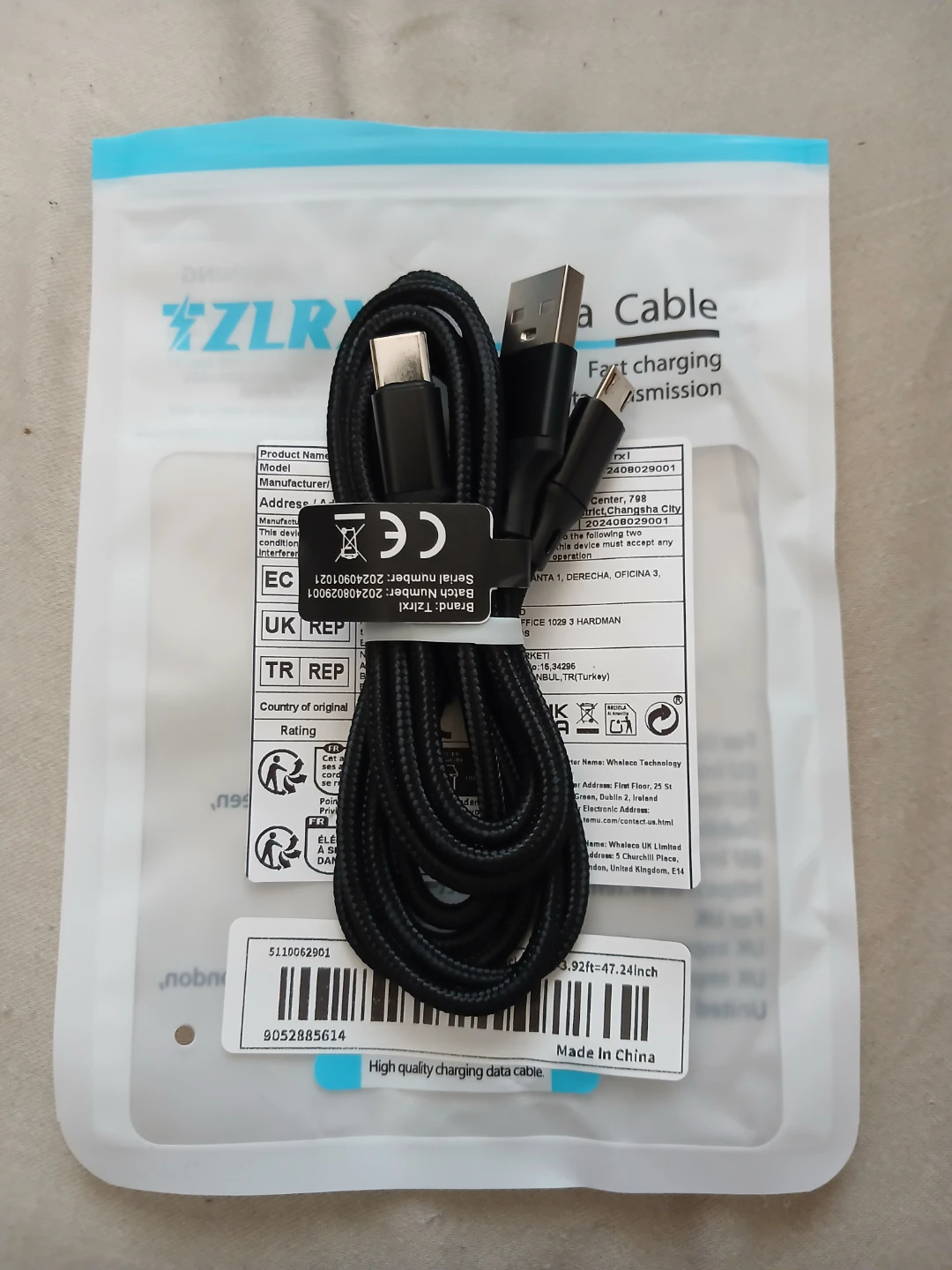 ZLRXL USB To USB-C, Micro USB, & Lightning Data Cable - photo 3