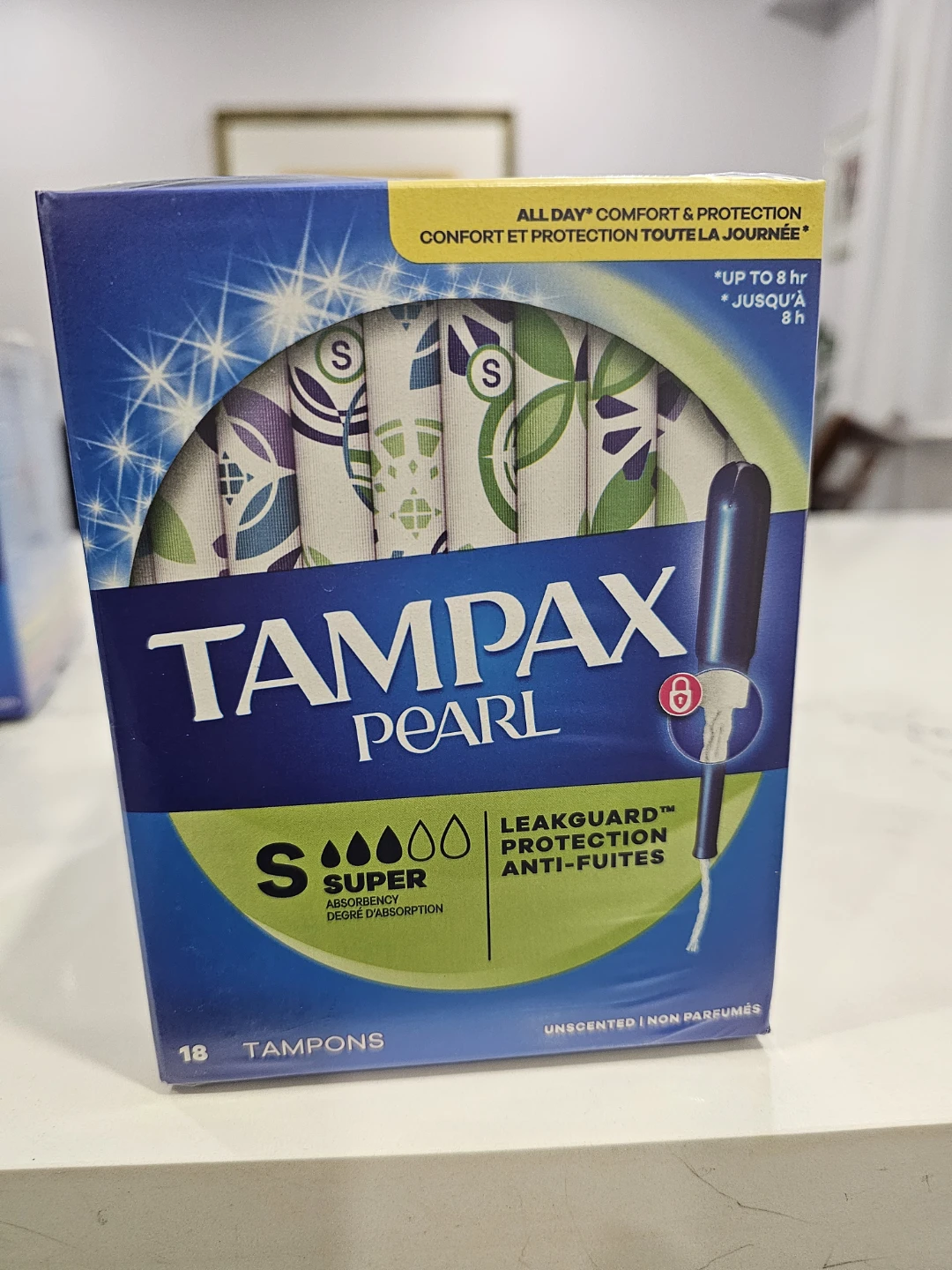 Tampax Pearl Super Absorbency Tampons - 54/lot
