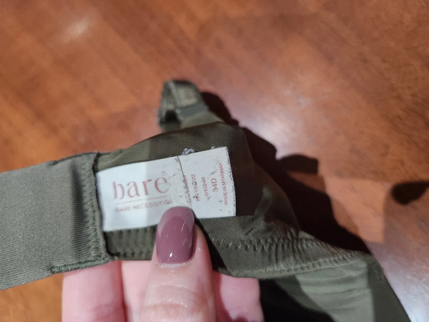 Bare Necessities Green Bra 34D - photo 2