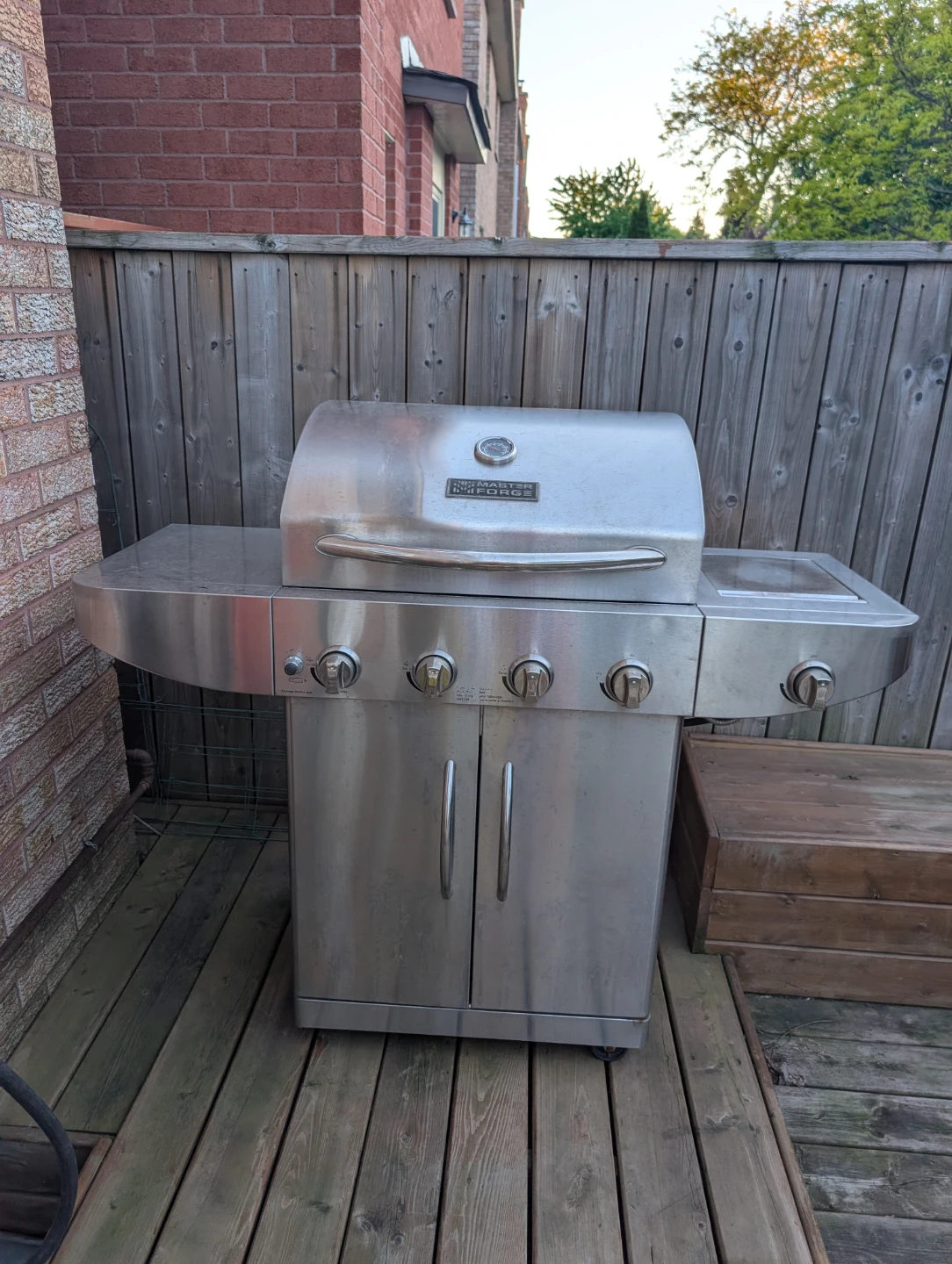 Master Forge Stainless Steel BBQ Grill