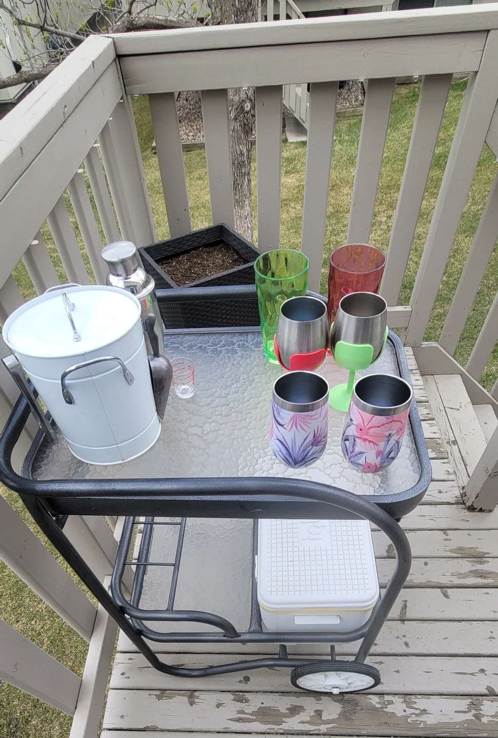 Outdoor Serving Cart w/ Igloo Cooler - photo 5