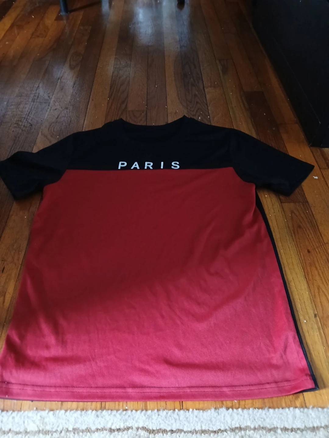Black and Red "Paris" T-Shirt