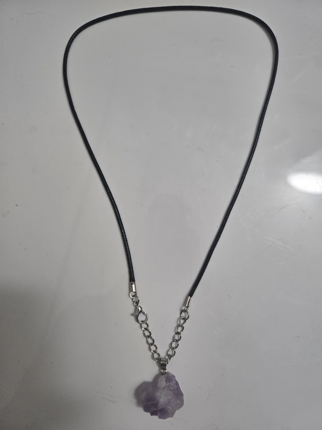 Amethyst Crystal Pendant Necklace - photo 2