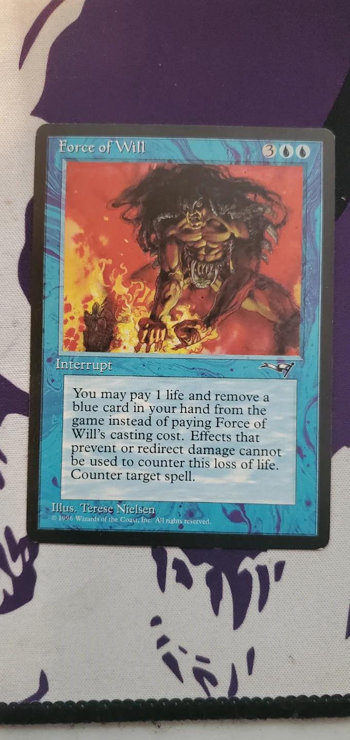 Magic The Gathering Force of Will Card