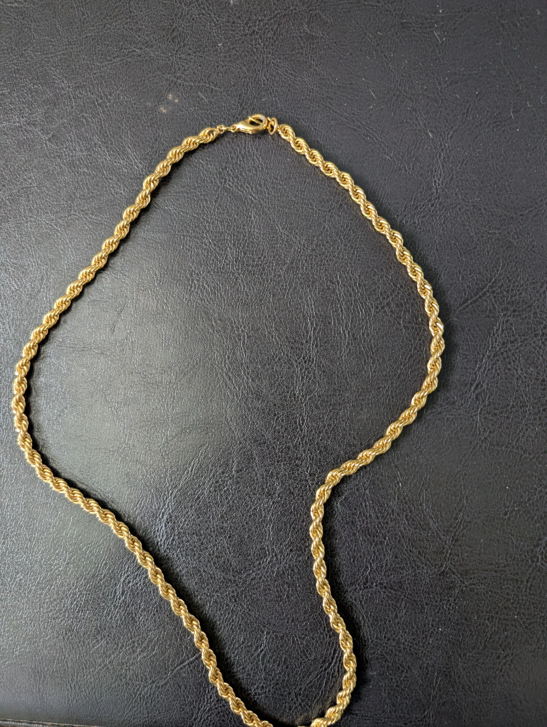 Gold Rope Chain Necklace - photo 2