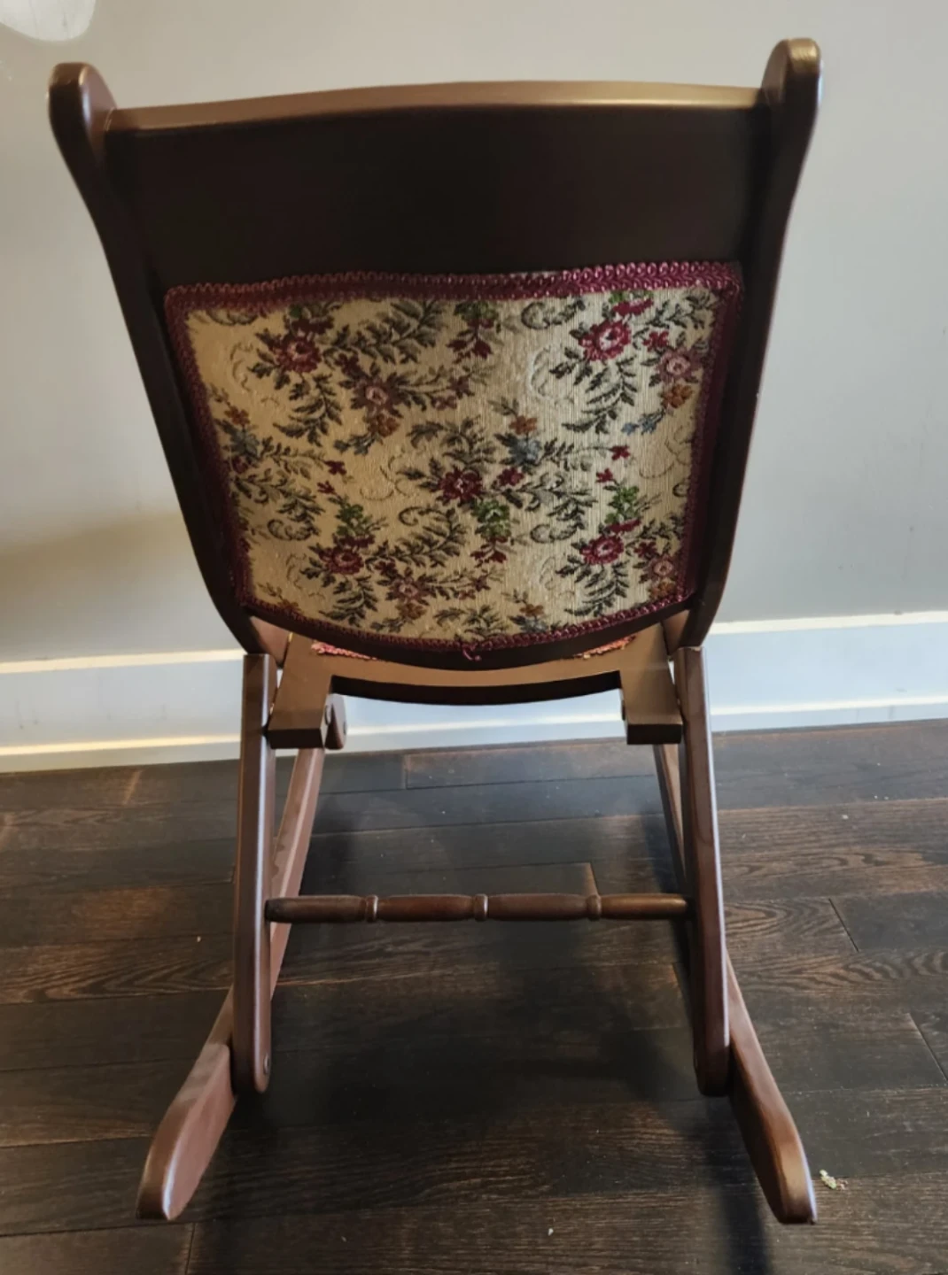 VTG Folding Rocking Chair Mid Century Style, Victorian - photo 3