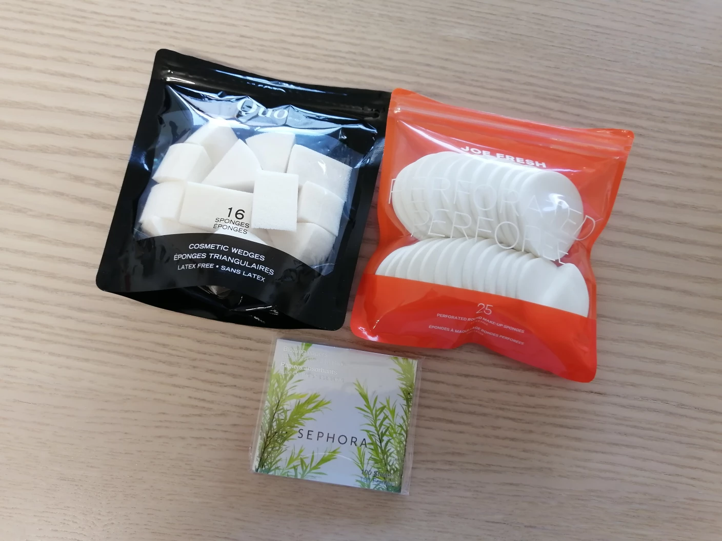 New 39pcs Makeup Sponges + 100pcs Blotting Papers Set