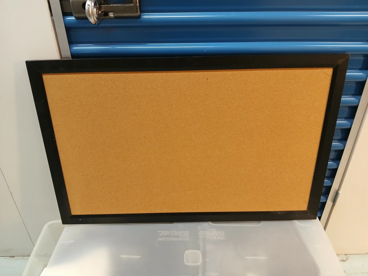 Cork Bulletin Board with Black Frame - photo 3