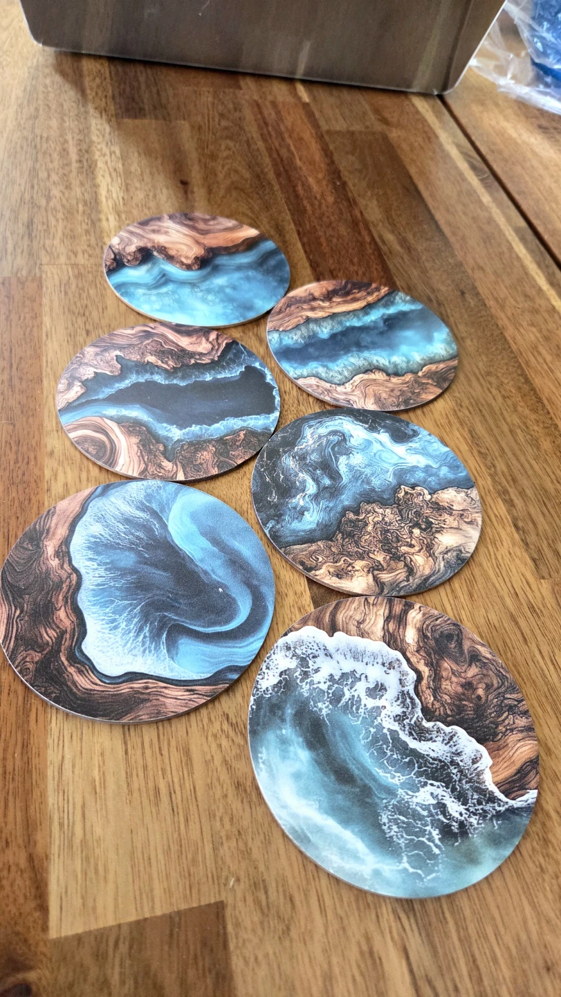 Oceanic Tropical Coasters (New Set of 6)