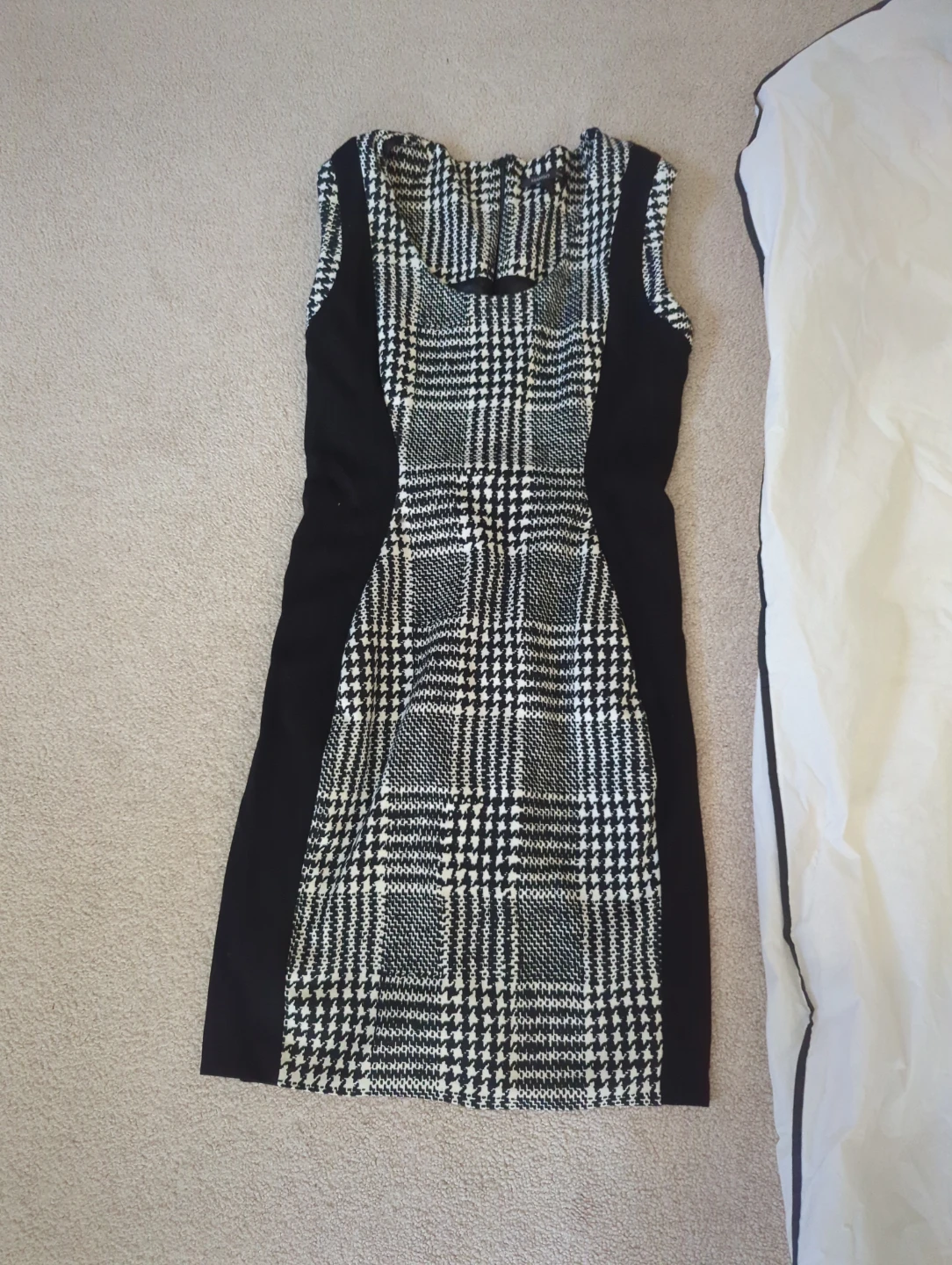 Mango Women's Plaid Sheath Dress - Size M