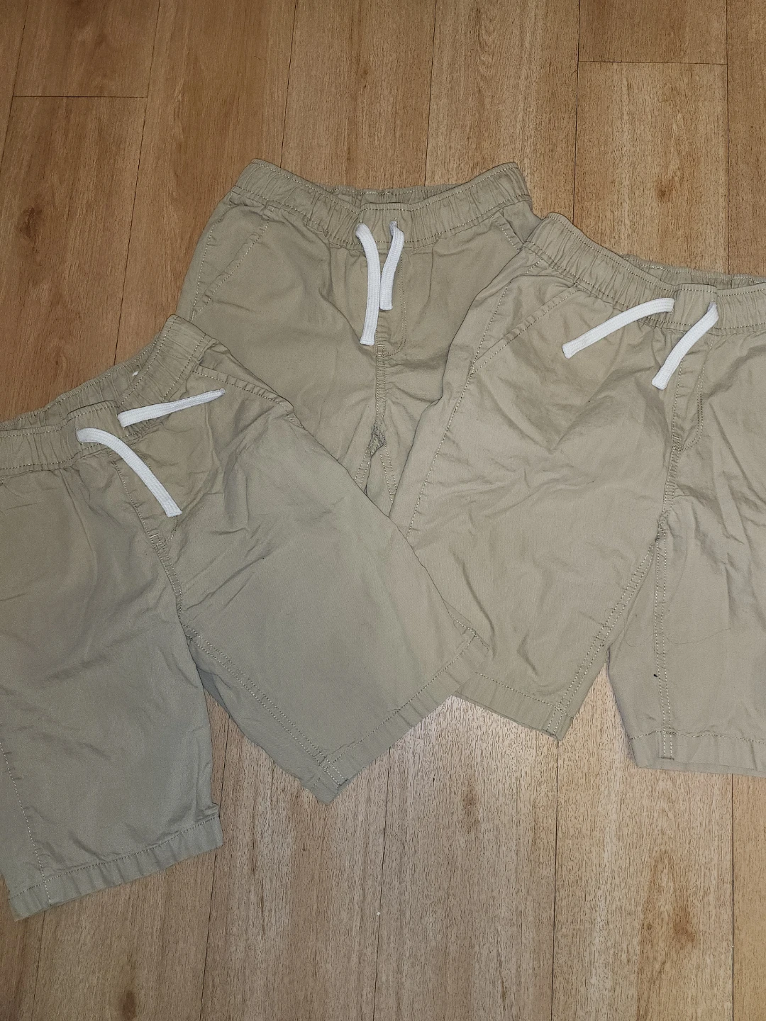 Kids' Khaki Shorts - 3 Pairs
