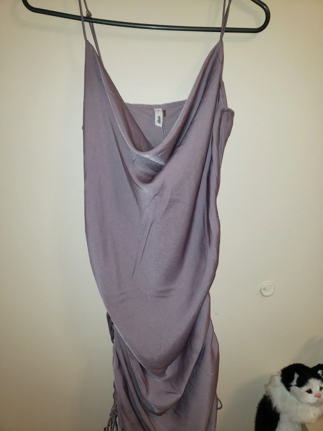 Glam Ruched Spaghetti Strap Dress - photo 5