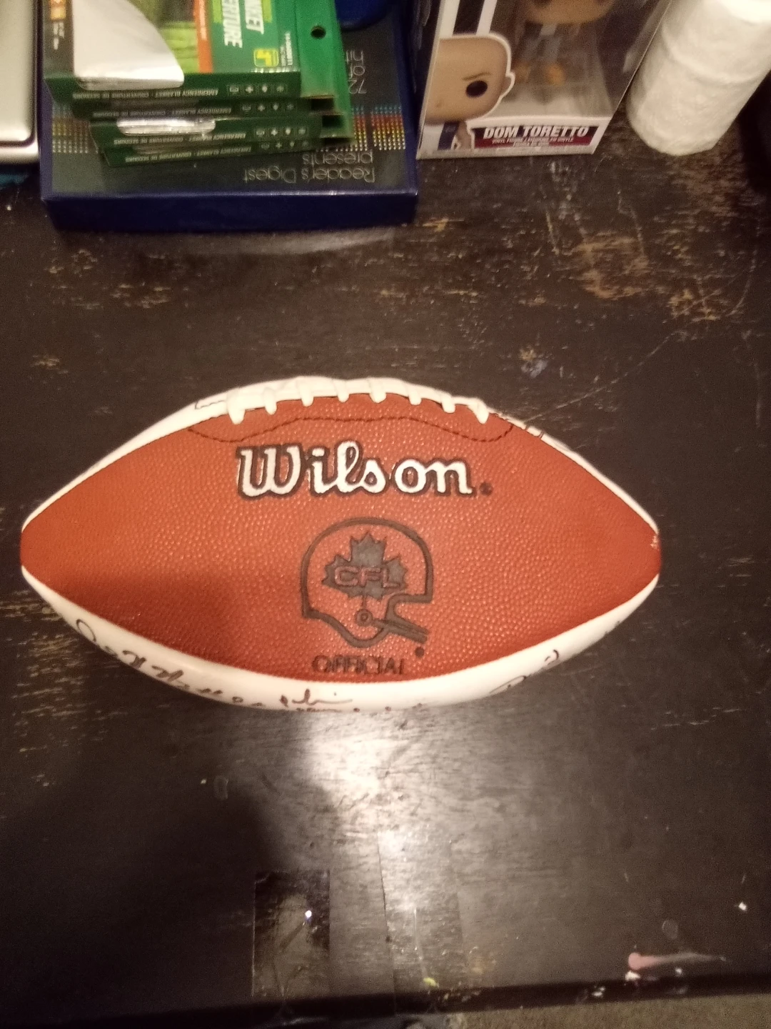 Wilson CFL Official Autographed Football