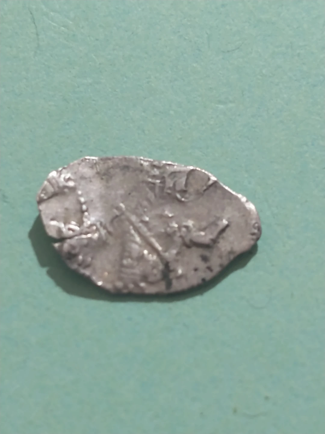 Vintage Irregular Shaped Silver Coin