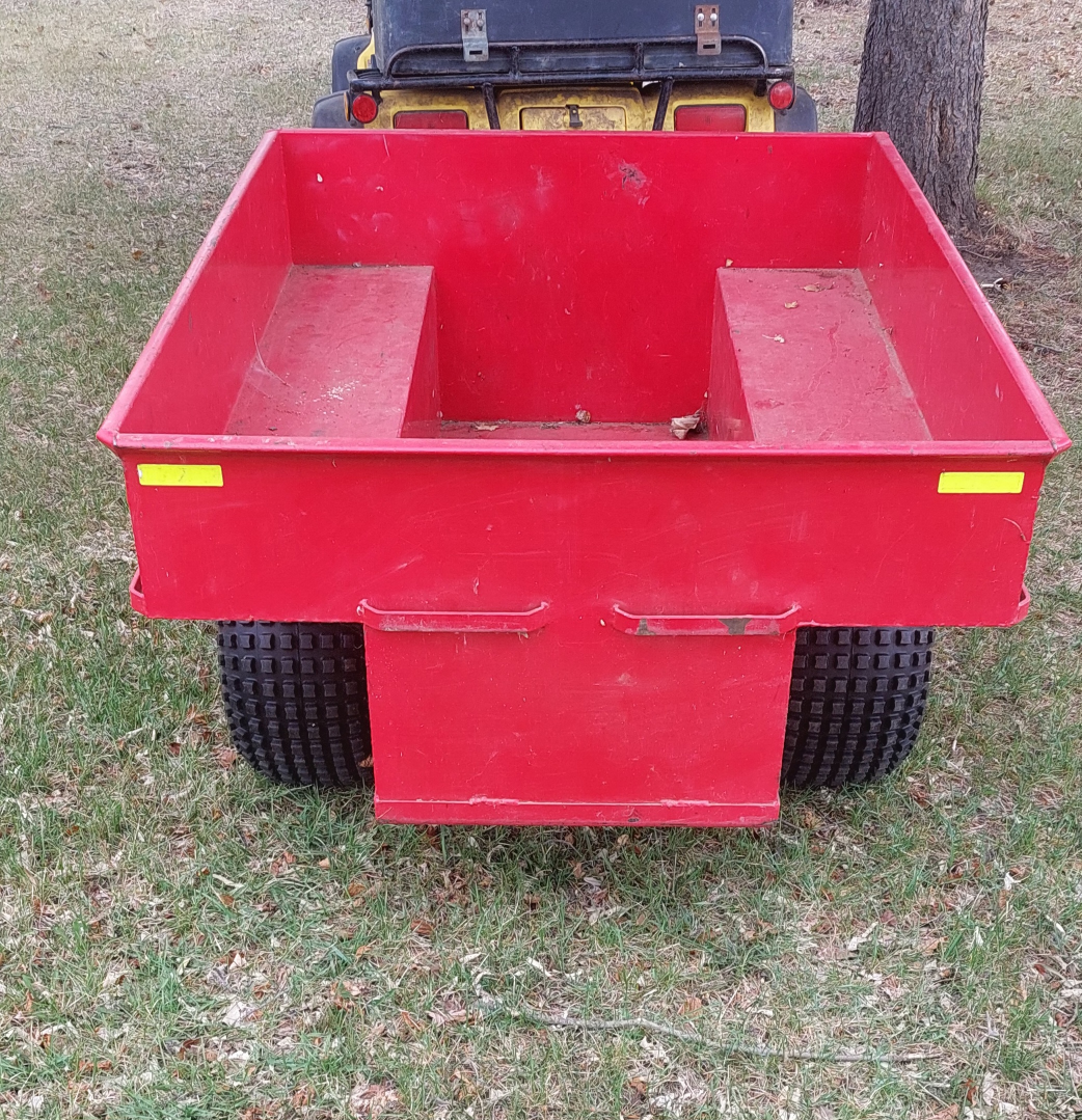 Red Tub Trailer with canvus waterproof Cover - photo 2
