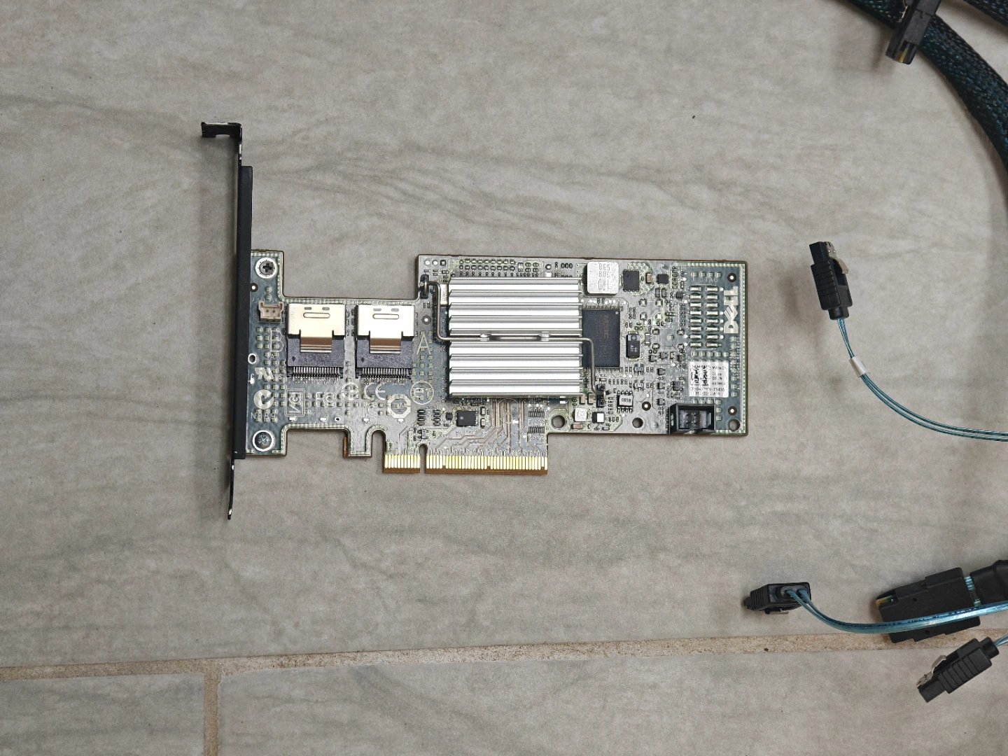Dell 2x SAS to 8x SATA RAID Controller Card