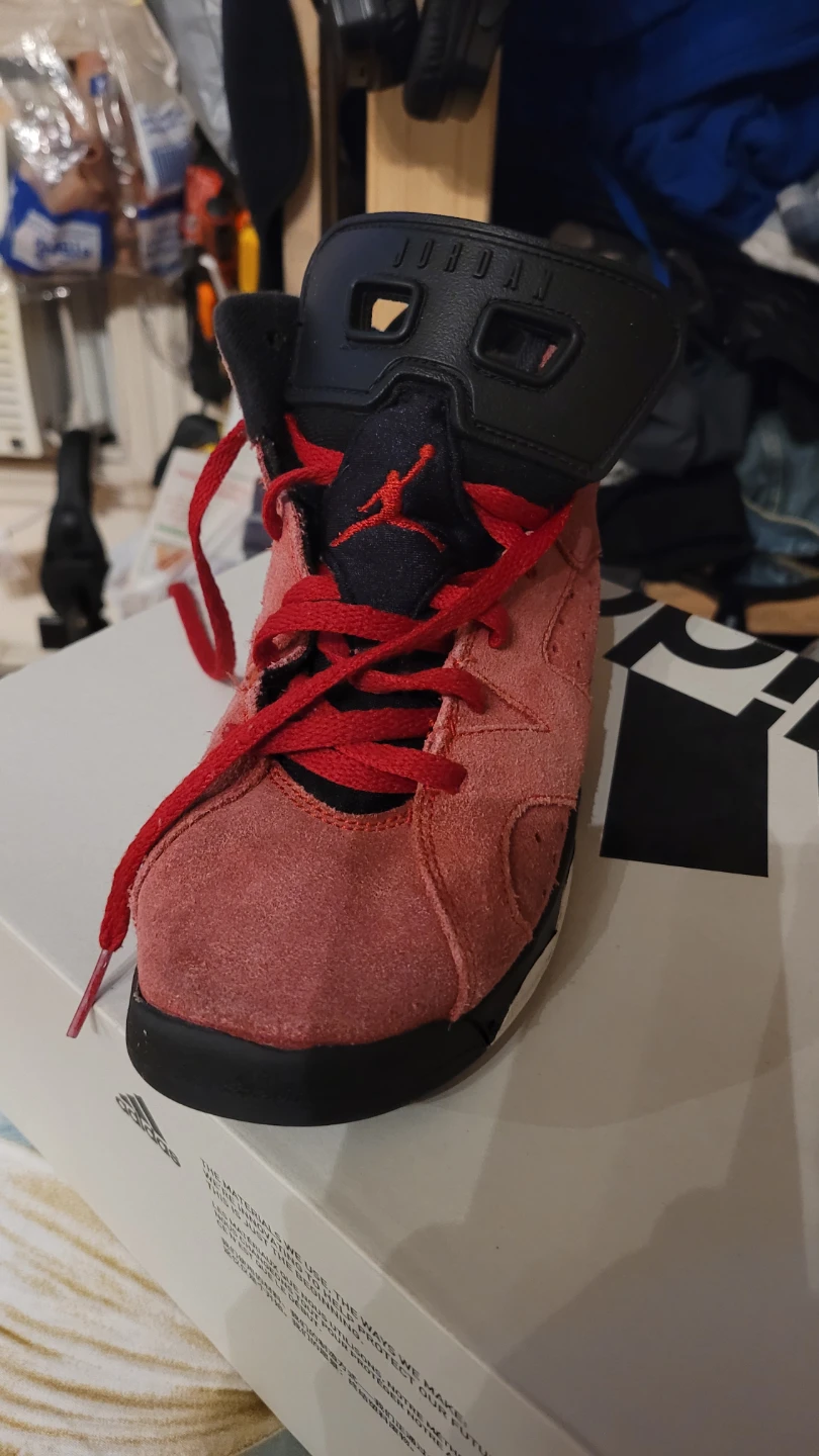 Air Jordan 6 Retro TD "Spizike" Red Suede