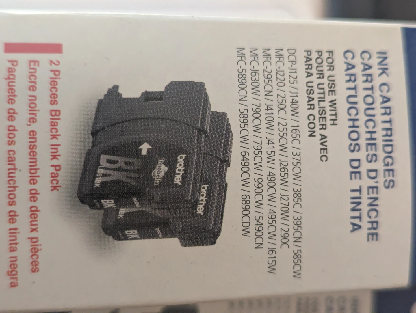 Group of Brother LC61BK Black Ink and LC-61 Colour Cartridges. - photo 2