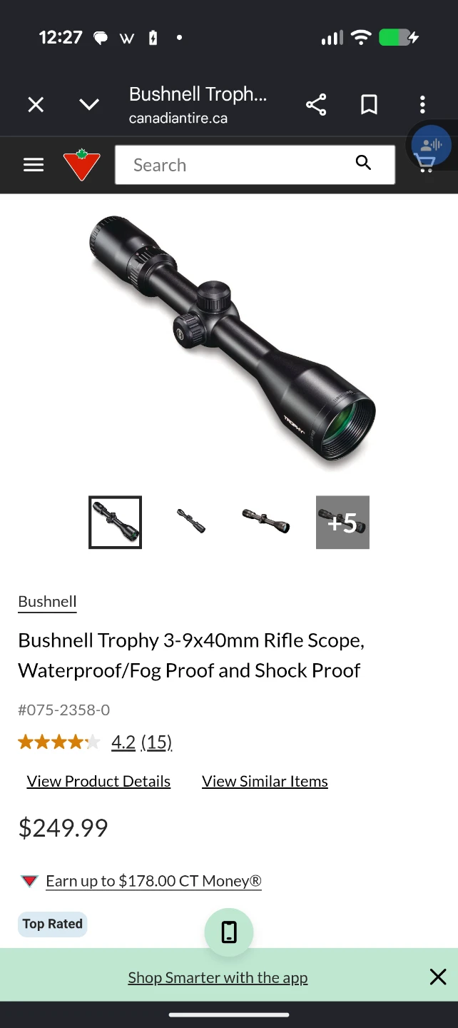 Bushnell 3x-9x40mm Rifle Scope - photo 4