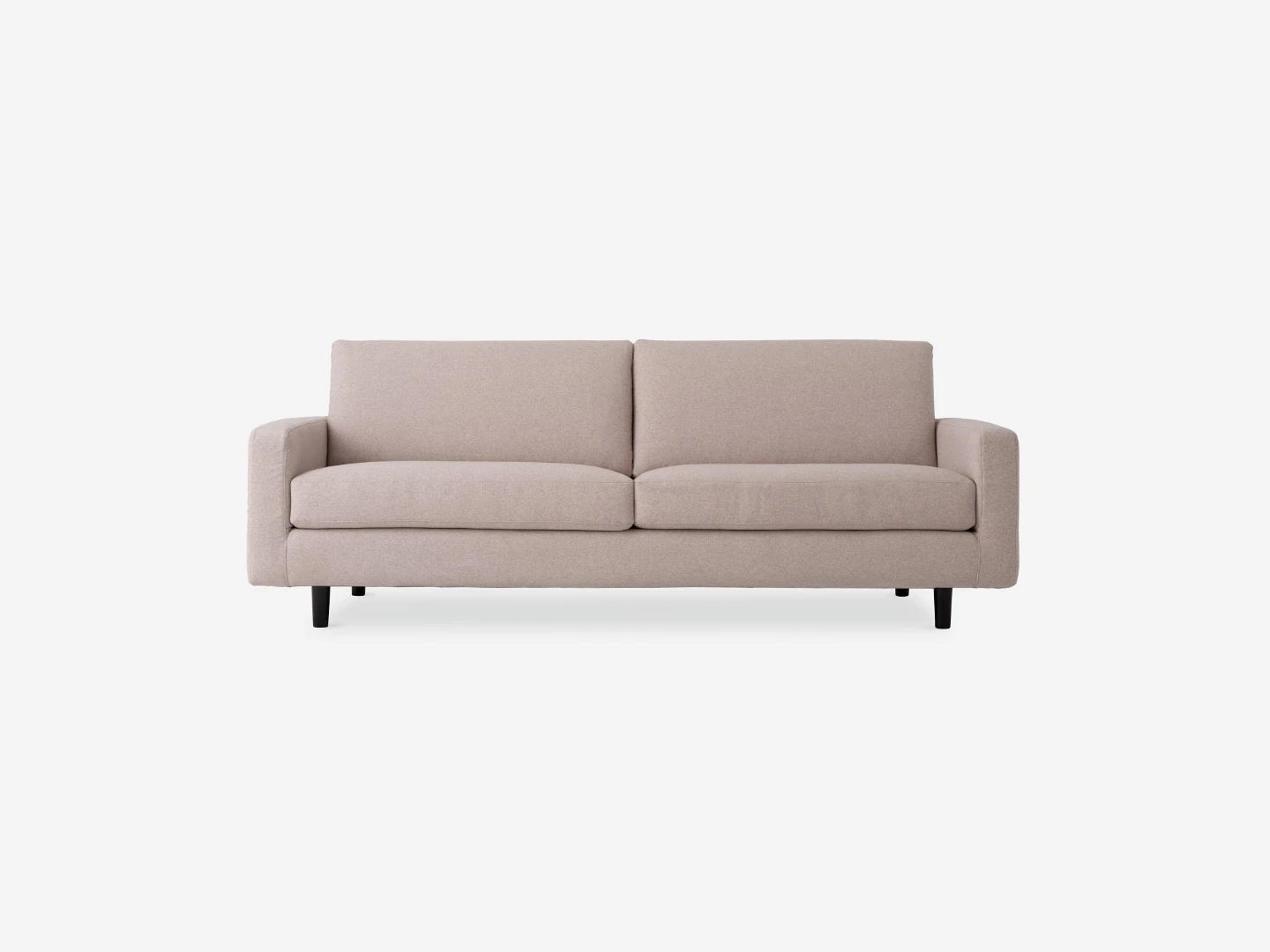 EQ3 Oskar Sofa 93" Light Grey Fabric - photo 4