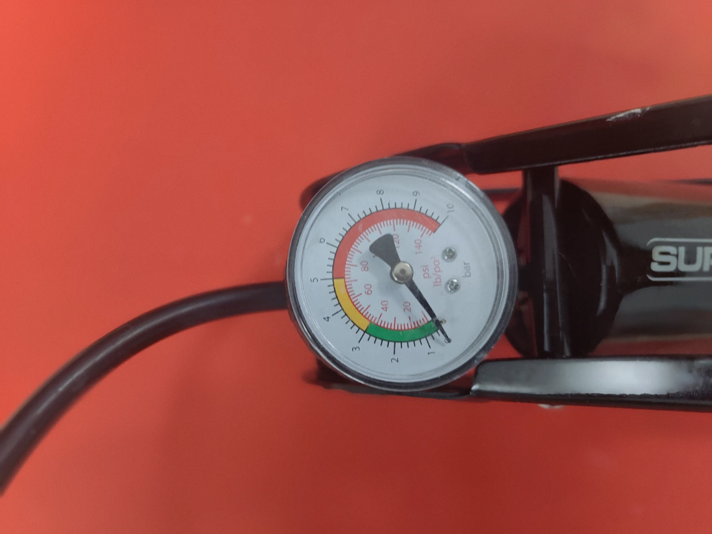 SUPER F LE Foot Pump with Gauge - photo 5
