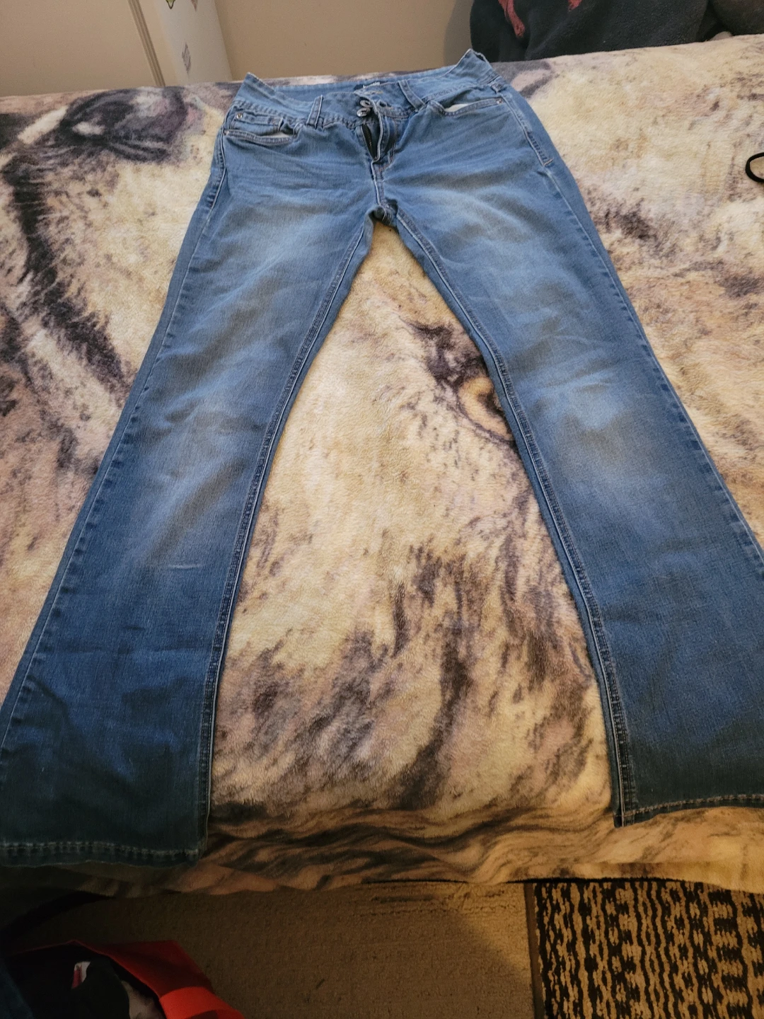 Kensie Blue Wash Denim Jeans - photo 2
