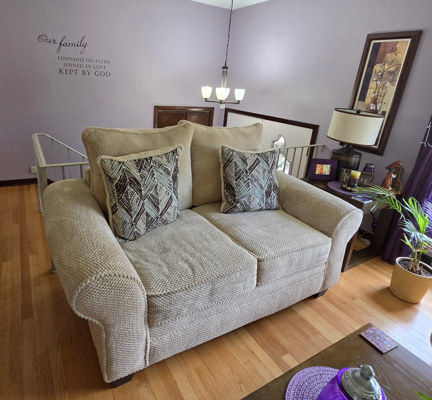 3 Biege living set with Decorative Pillows - photo 4