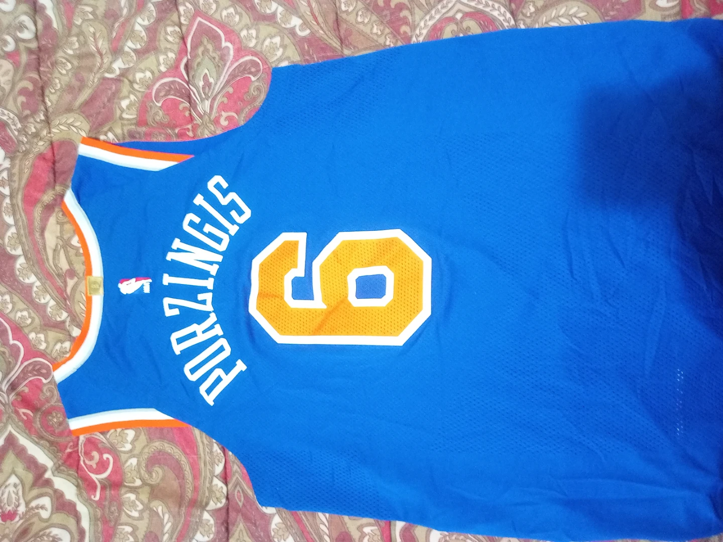 New York Knicks Kristaps Porzingis #6 Jersey