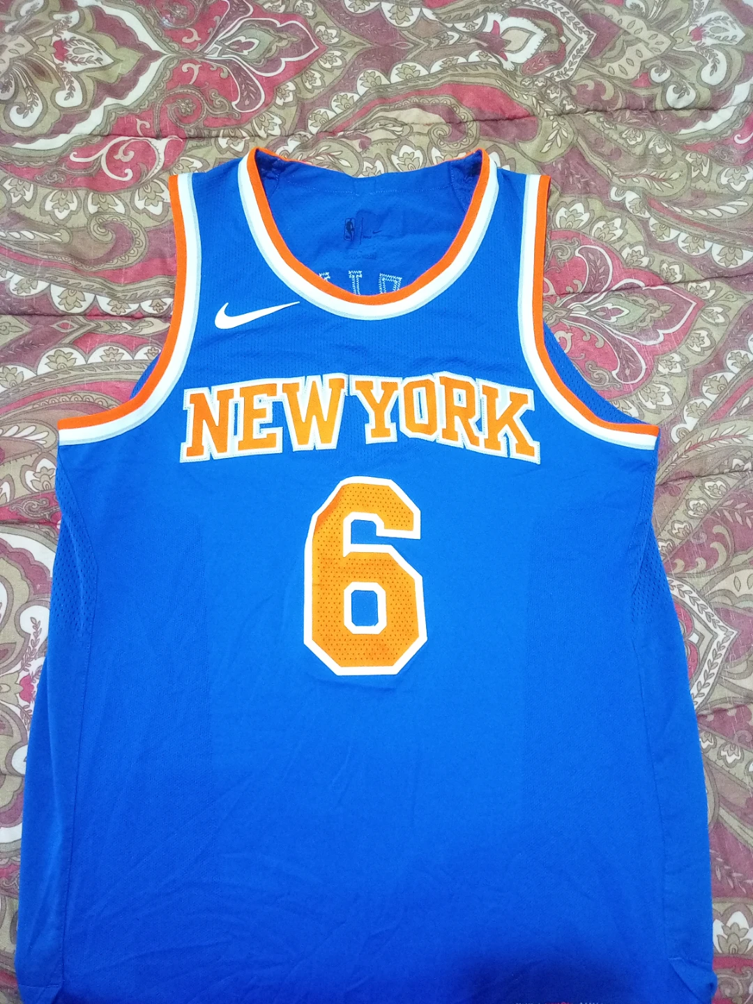 New York Knicks Kristaps Porzingis #6 Jersey - photo 2