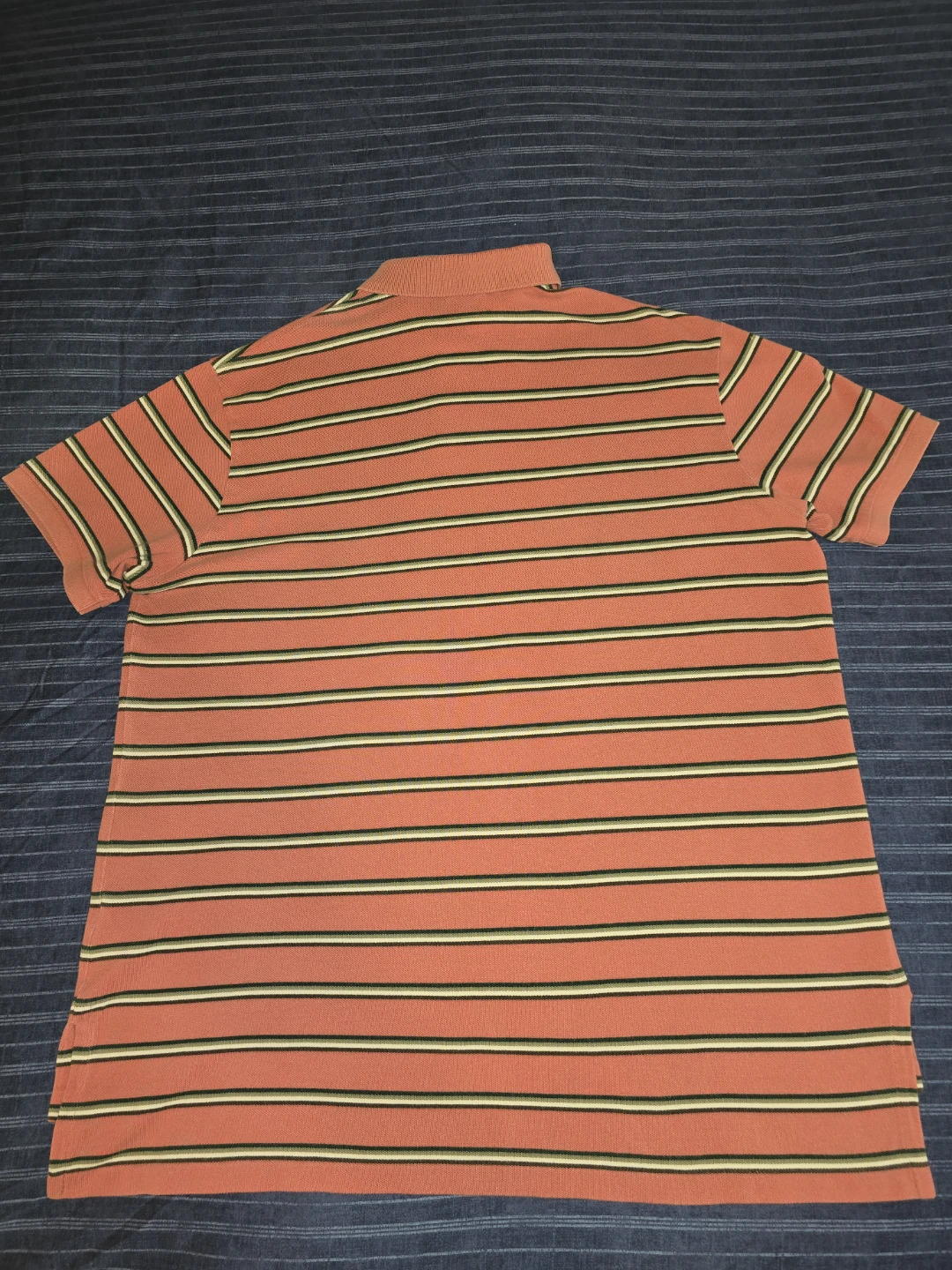 XL/TG - Ralph Lauren Men's Polo Striped Orange ( CLEAN) - photo 2