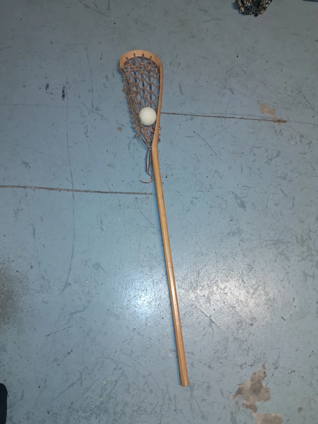 Original Vintage Wood Mohawk Lacrosse Stick 45 inches