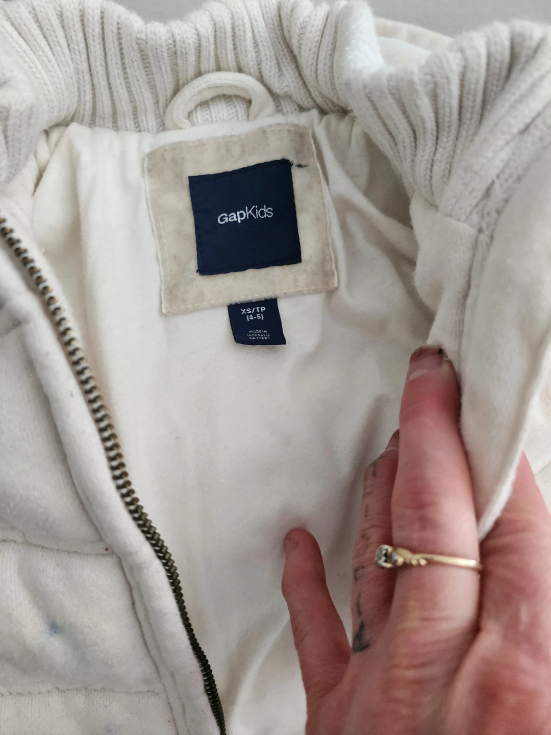 Gap Kids White Puffer Jacket - photo 2