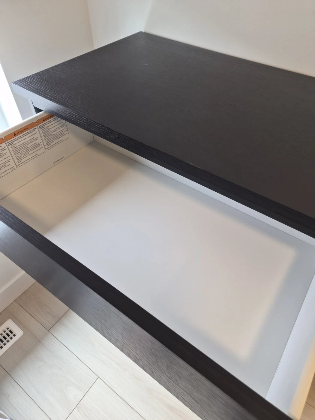 Ikea Malm Black 4-Drawer Dresser - photo 2