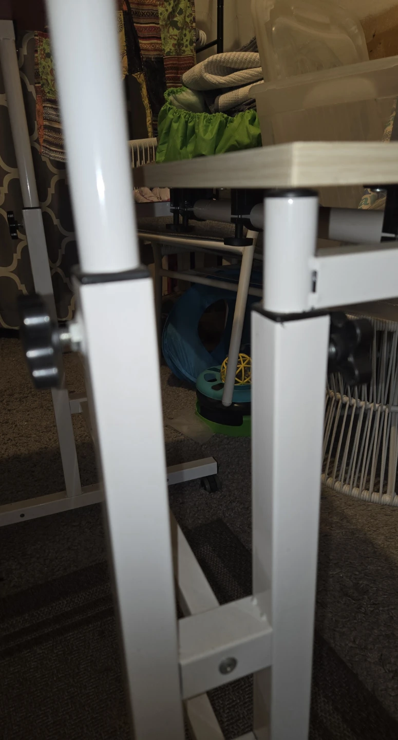 Adjustable Laptop Desk with Wheels - photo 4
