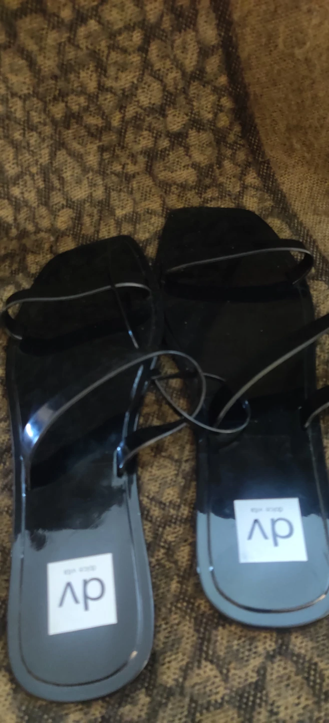 DV Dolce Vita Black Thong Sandals - Size 11