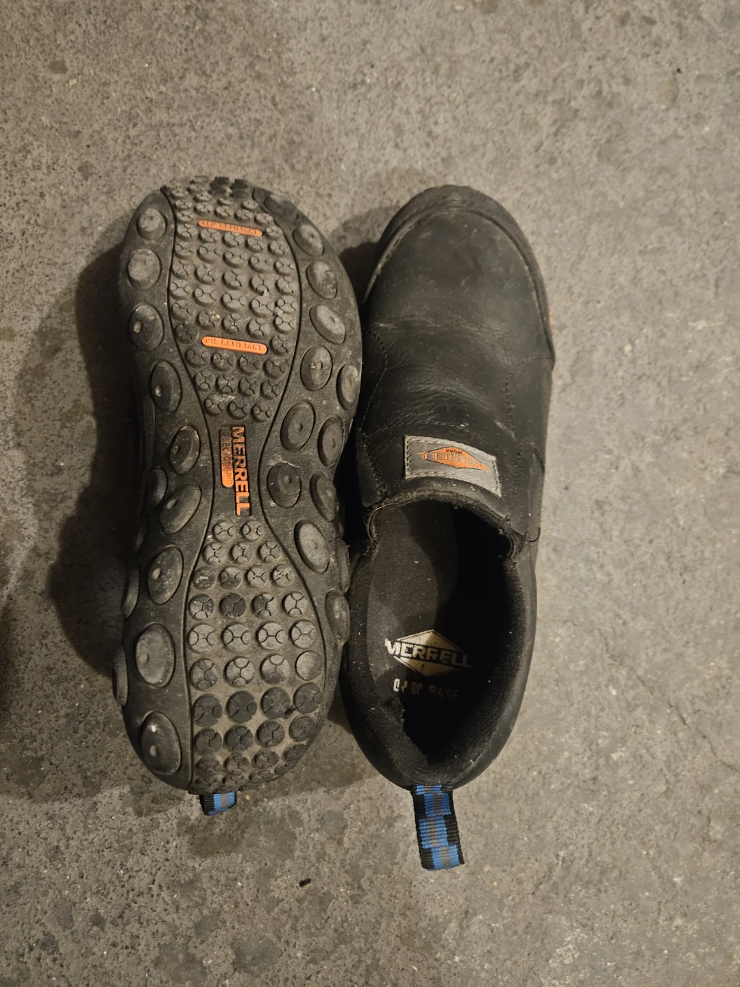 Merrell Work Slip-On Shoes Black Leather - photo 3