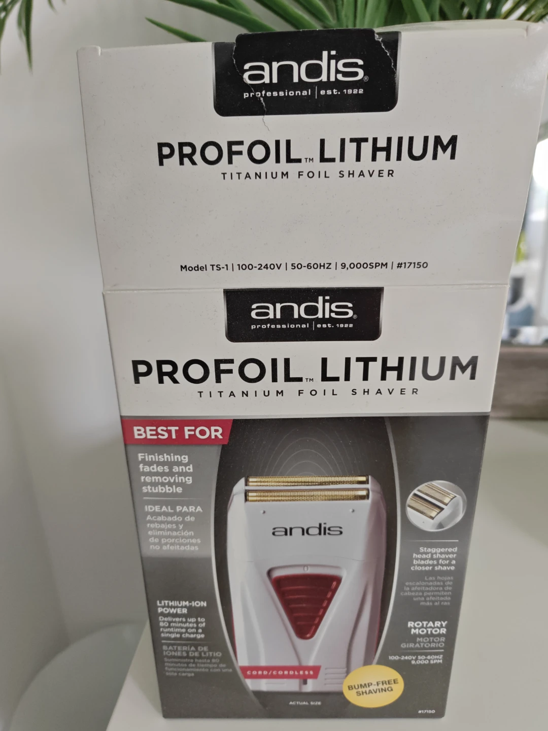 Andis Profoil Lithium Titanium Foil Shaver Model TS-1