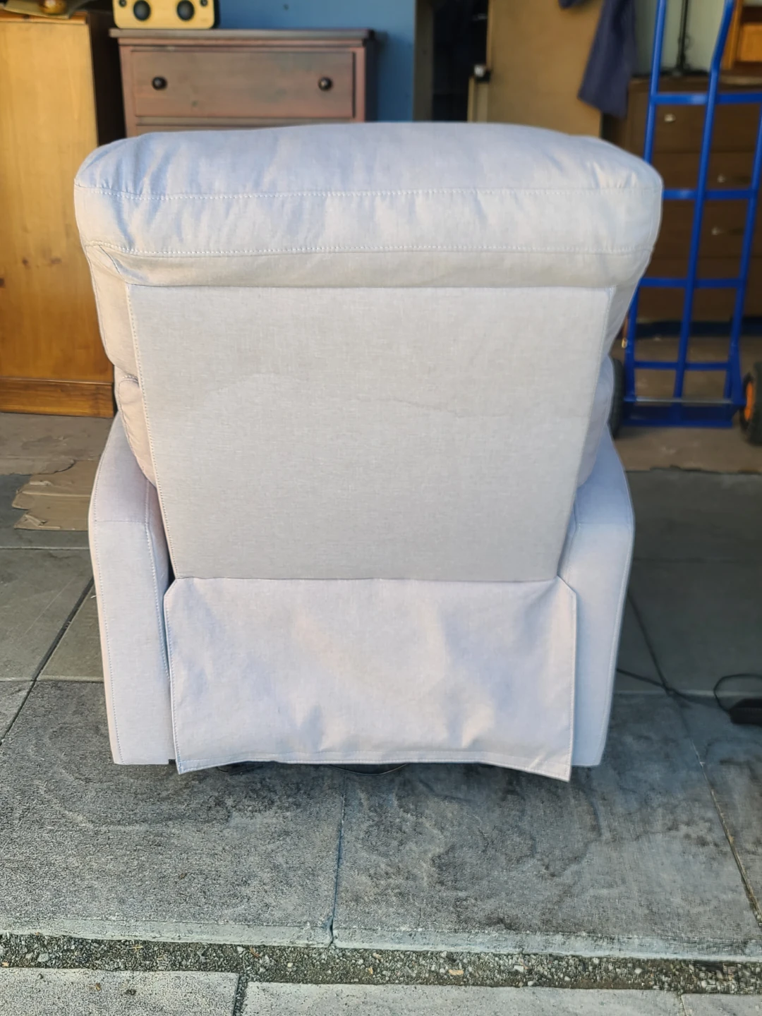 Light Grey Power Recliner Chair - photo 4