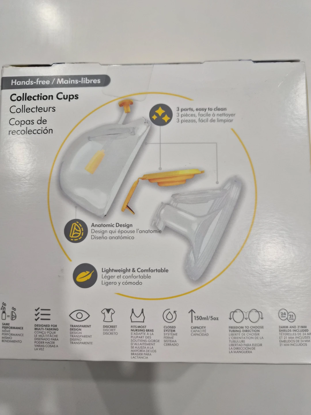 Medela Hands-free Collection Cups - photo 3