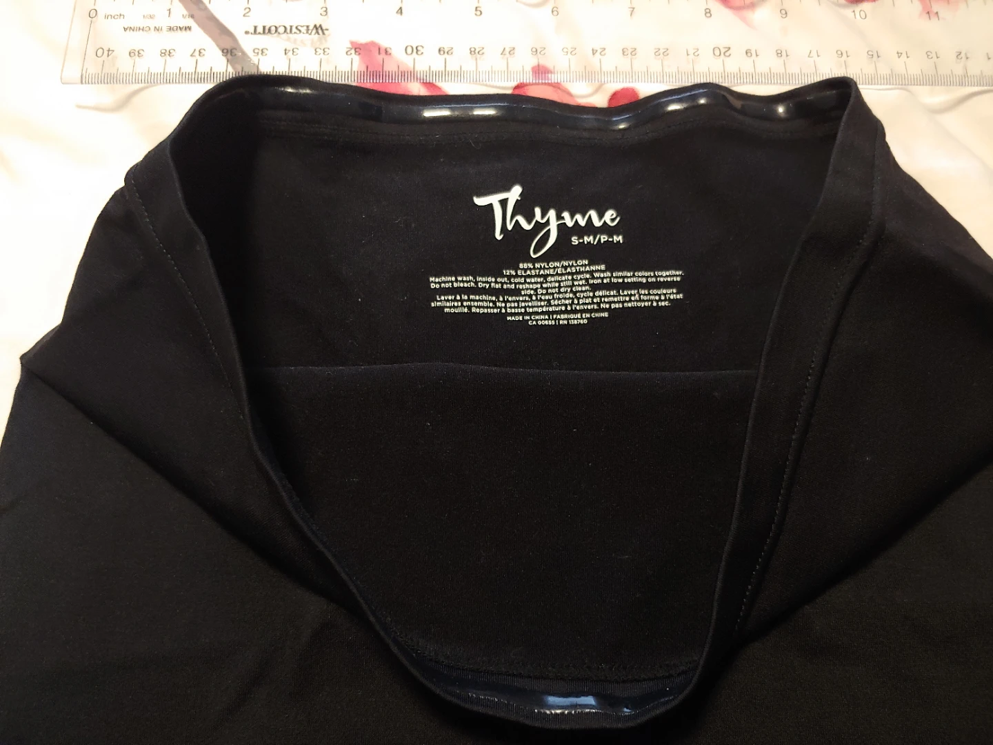 Thyme Black S/M/P-M belly band