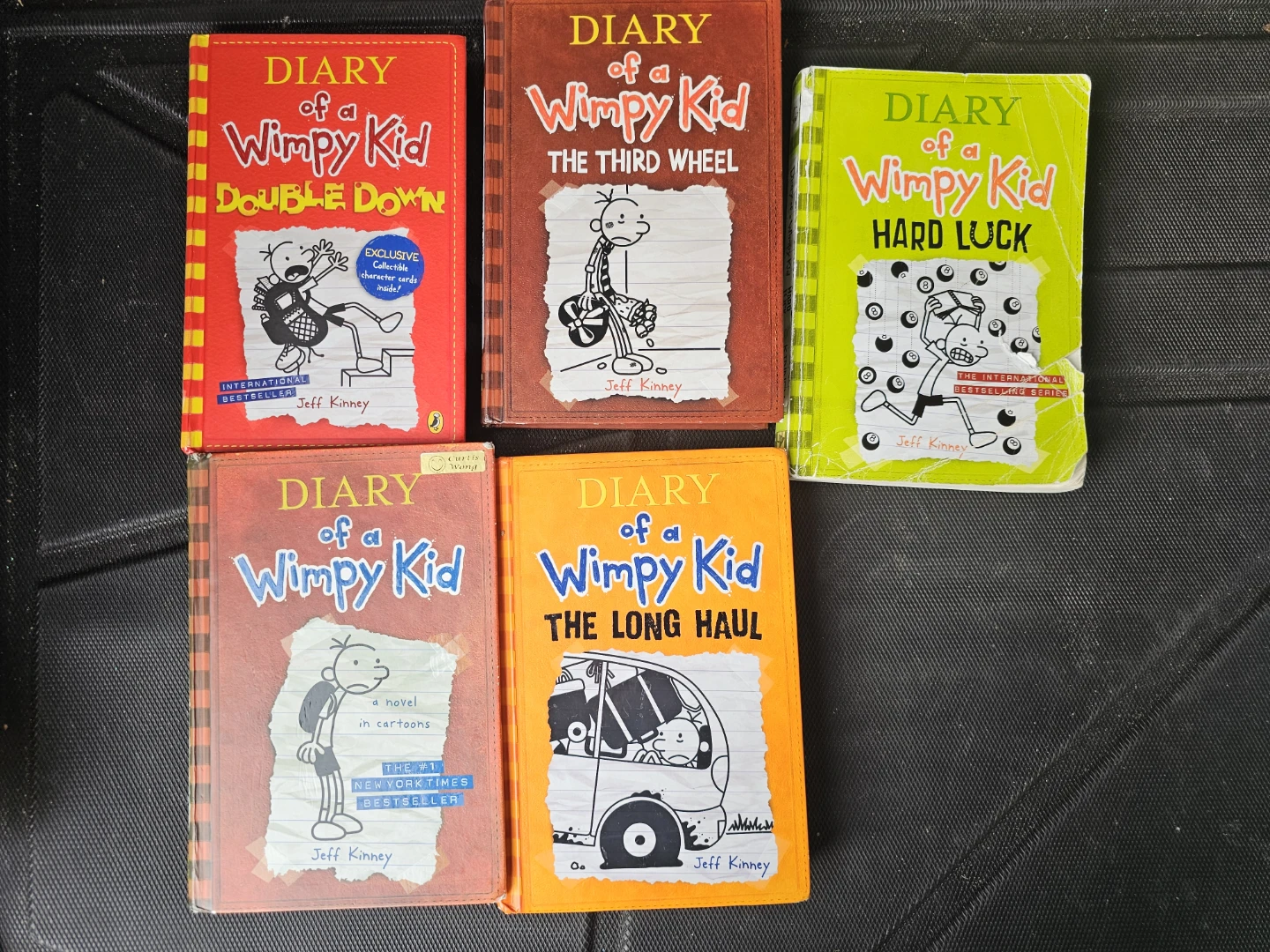 Diary of Wimpy Kid- Hard cover plus paper back