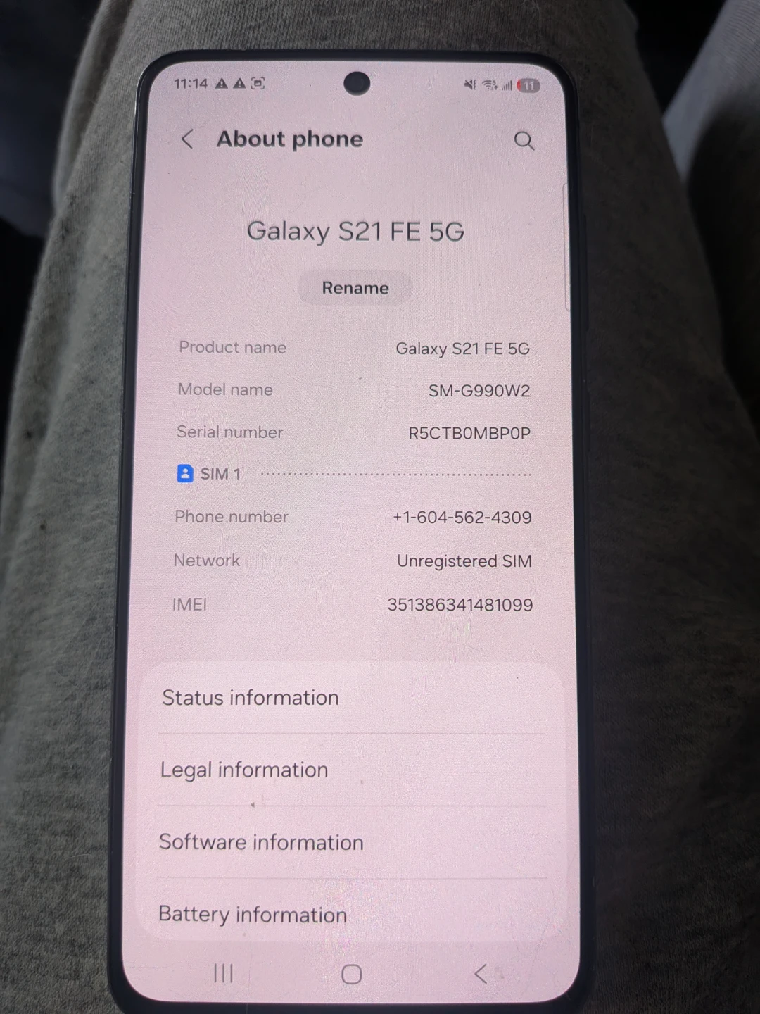 Samsung Galaxy S21 FE 5G Smartphone - photo 2