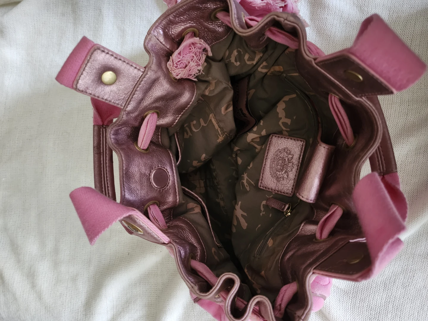 Juicy Couture Pink Velour Bag Very Rare - photo 3