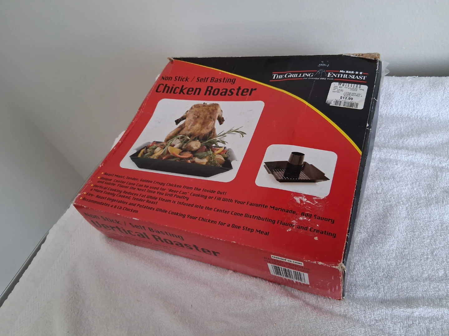 The Grilling Grunt Non Stick Chicken Roaster