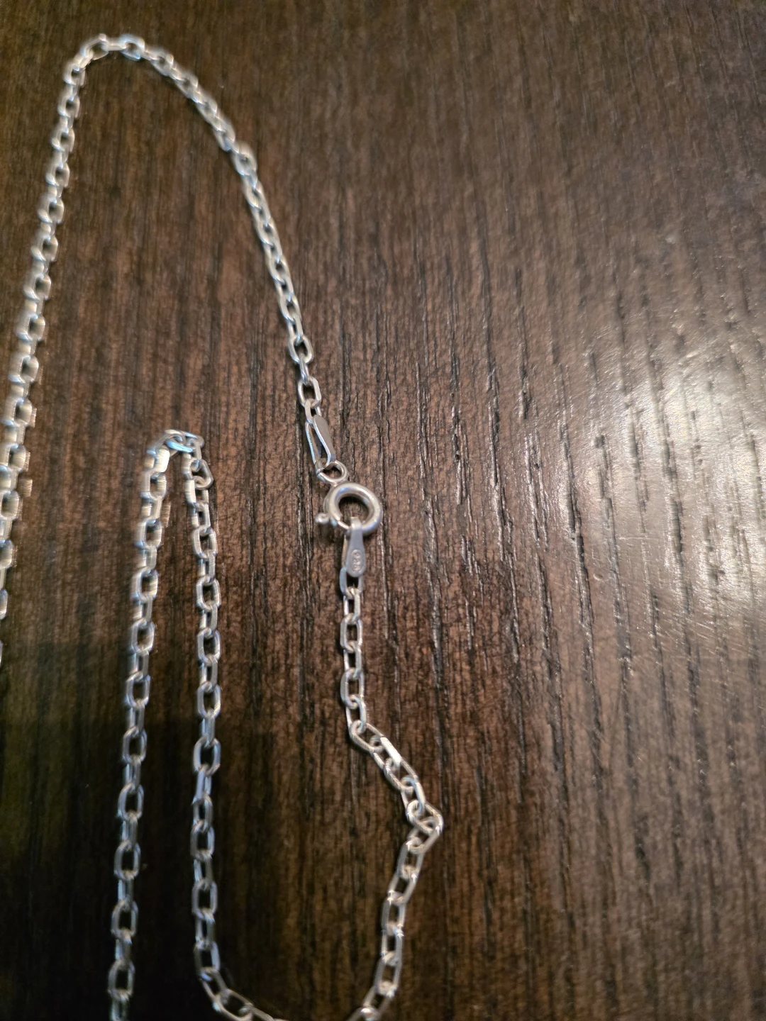 925 Sterling Silver cable chain 22" 5 grams - photo 4