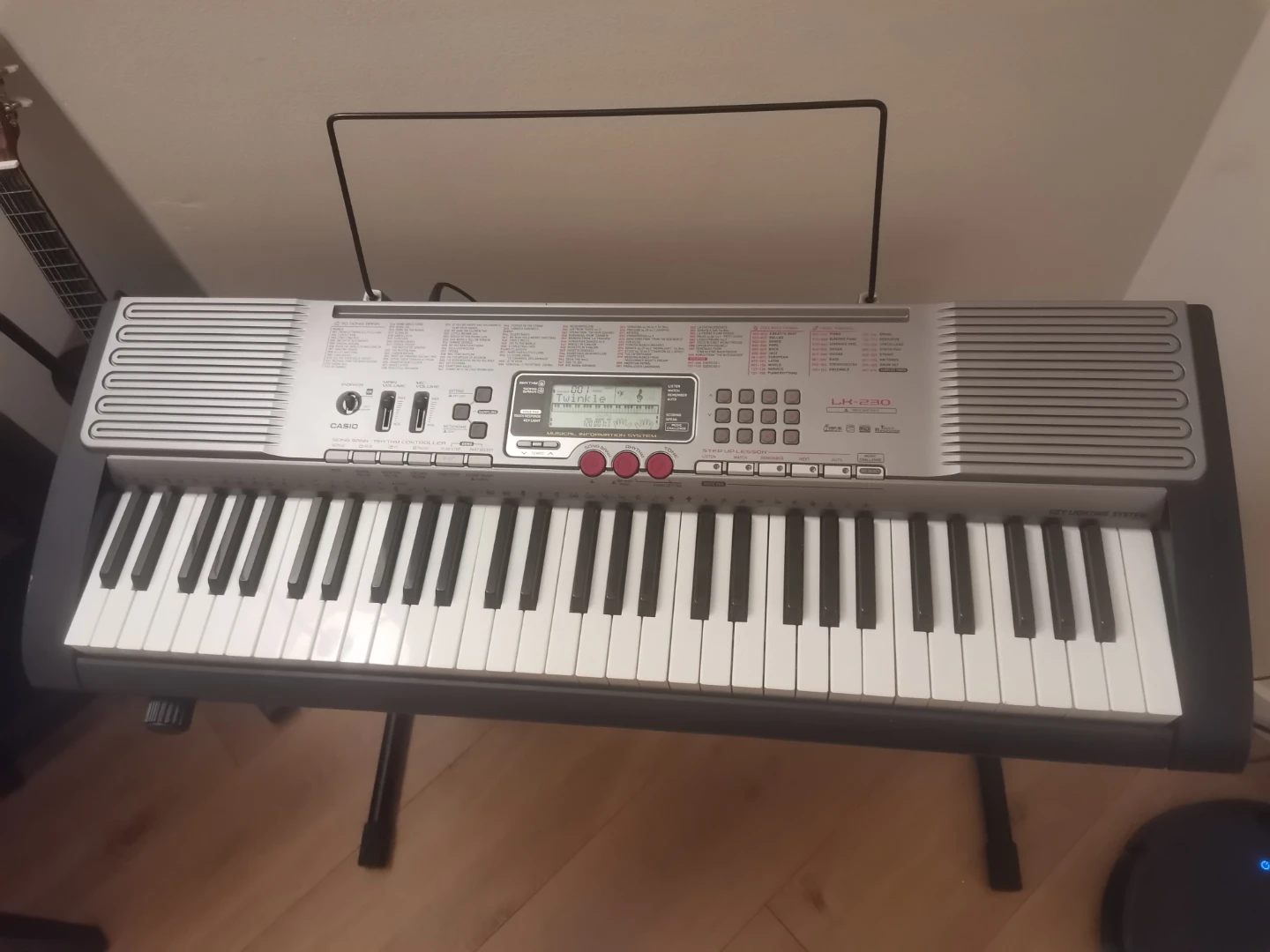 Casio LK-230 Keyboard with Lighted Keys & Stand
