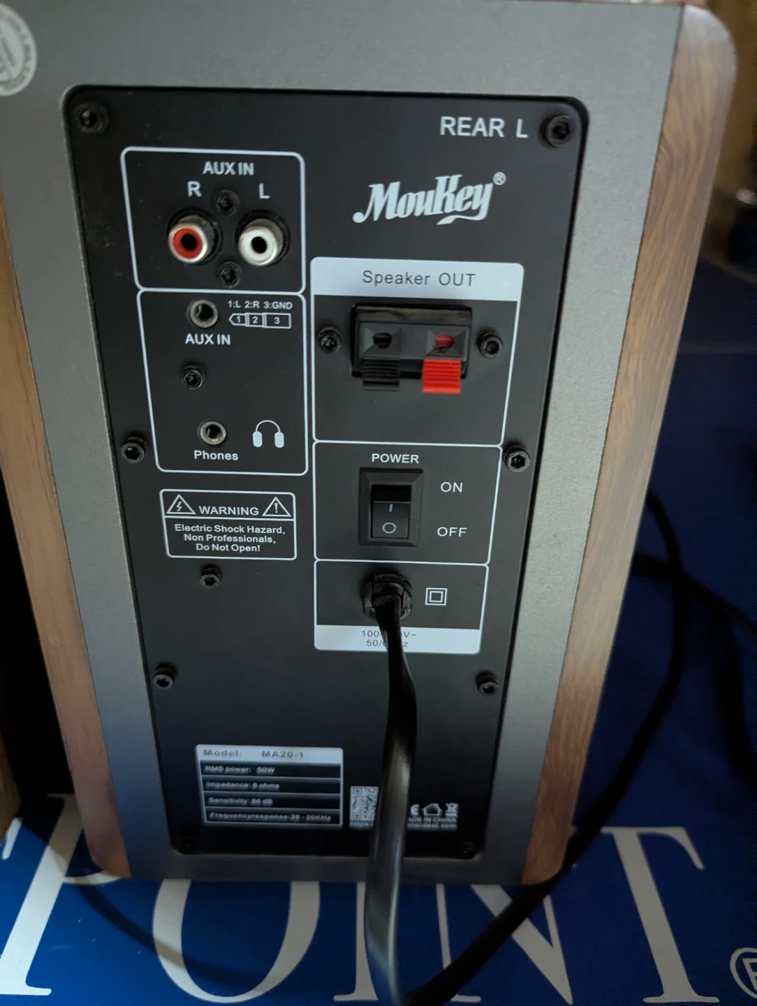 Moukey MA26-1 Bookshelf Powered Speakers - photo 5