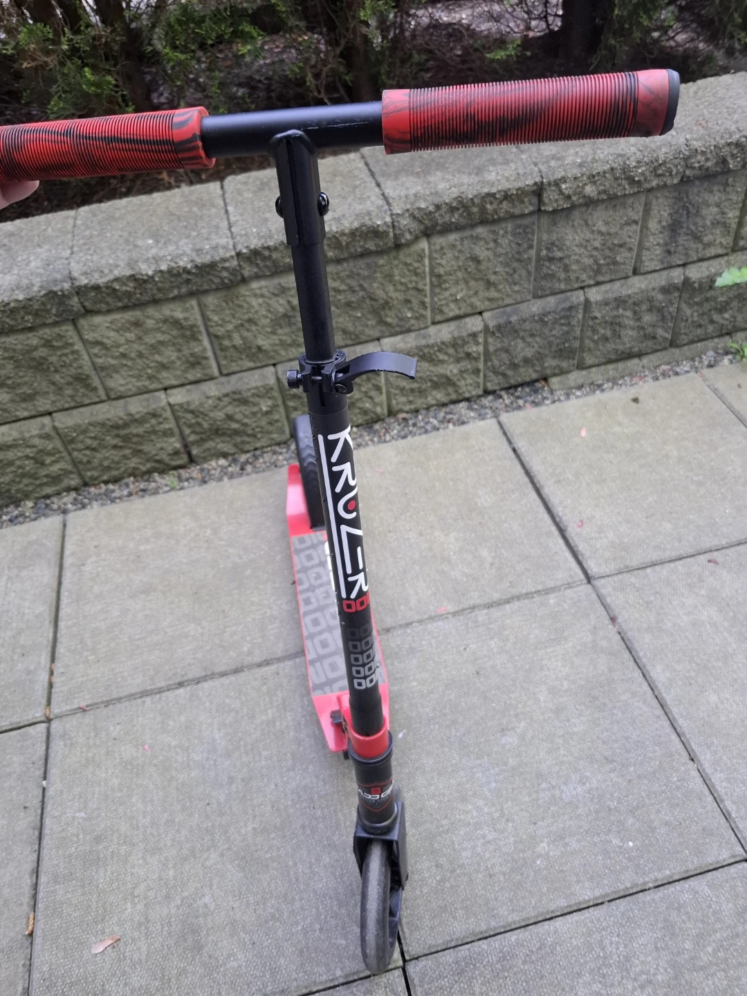 Red and Black Kruzer Scooter