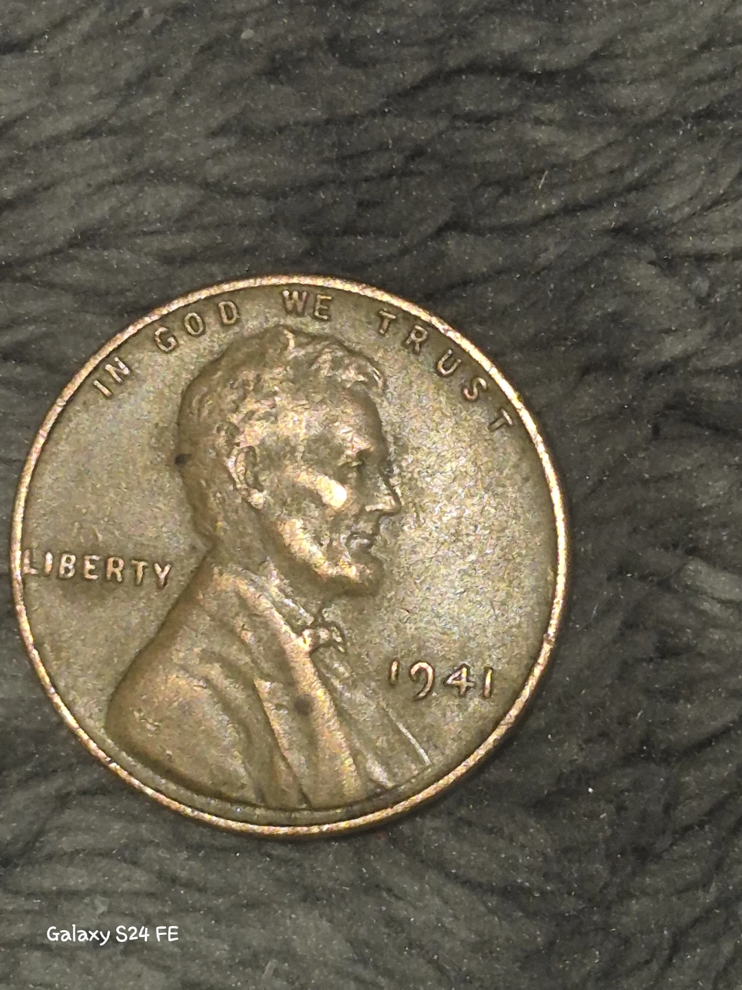 1941 Lincoln Wheat Penny - photo 3